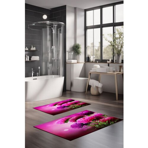  CT-5127 multicolor bathmat set (2 pieces) Cene