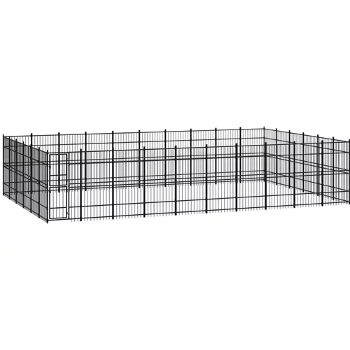  vanjski kavez za pse čelični 55,3 m²
