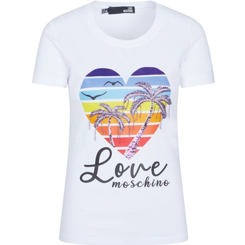 Love Moschino Majice brez rokavov - Bela Slike