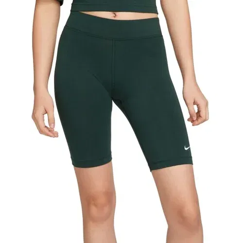 Nike NSW ESSNTL MR BIKER SHORT Ženske kratke hlače, tamno zelena, veličina