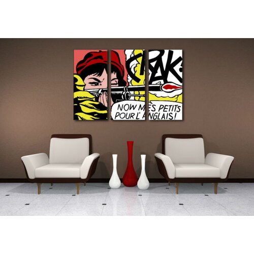  Ručno  slikane slike na platnu pop art lichtenstein Cene