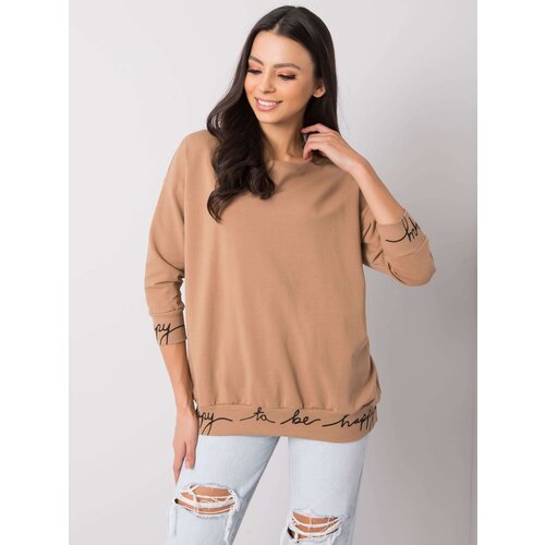 RELEVANCE Sweatshirt-RV-BL-5978.06P-camel Cene