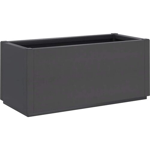  Vrtna sadilica tamnosiva 80x36x35 cm PP Slike