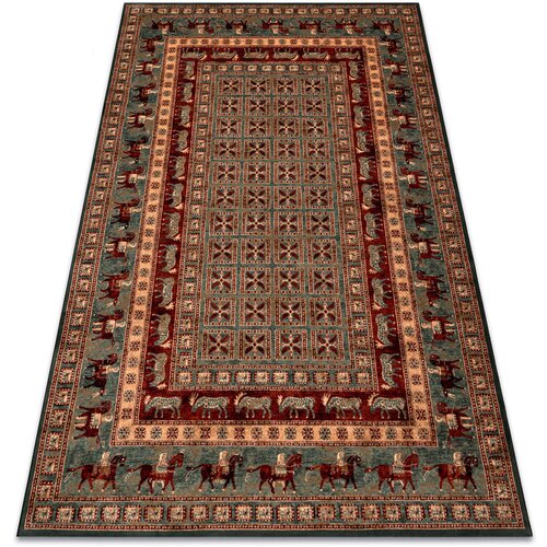 RugsX Preproge Preproga volna KASHQAI 4301 401 orientalski, okvir 240x340 cm Zelena Cene