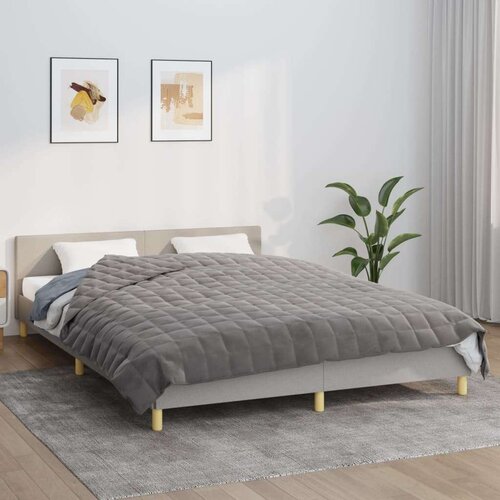 Obtežena odeja siva 200x230 cm 9 kg blago, (20823664) Cene
