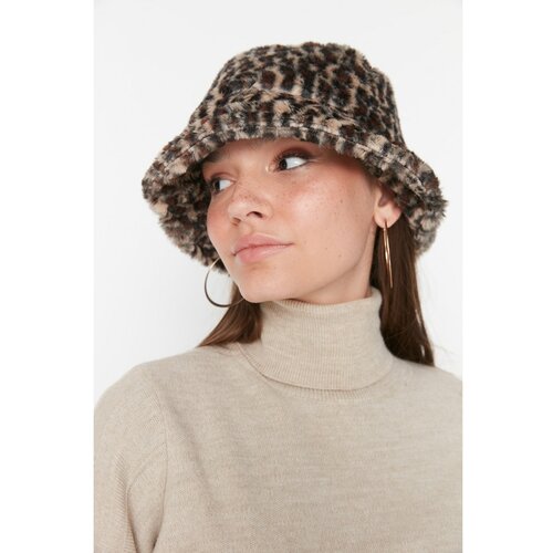 Trendyol Mink Leopard Women's Hat Cene