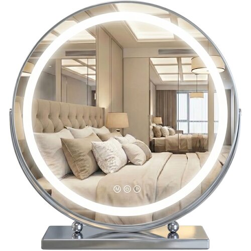 Rea Stensko ogledalo LED MAKE-UP Chrome 50 cm Cene