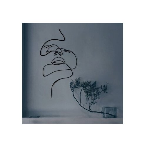 Wallity Zidna dekoracija Glycon, 36x68cm, Crna Slike