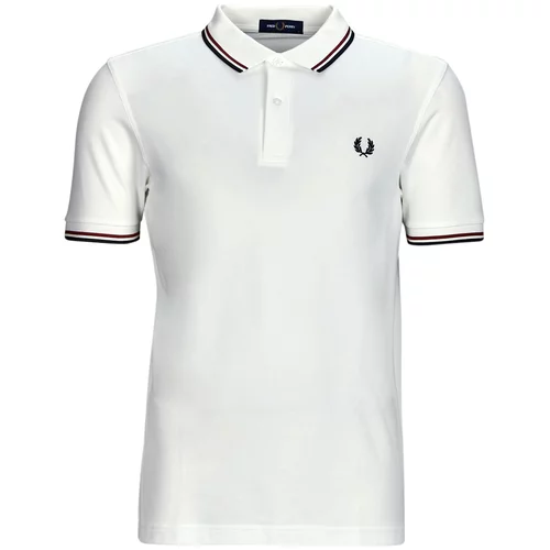 Fred Perry TWIN TIPPED SHIRT Bijela