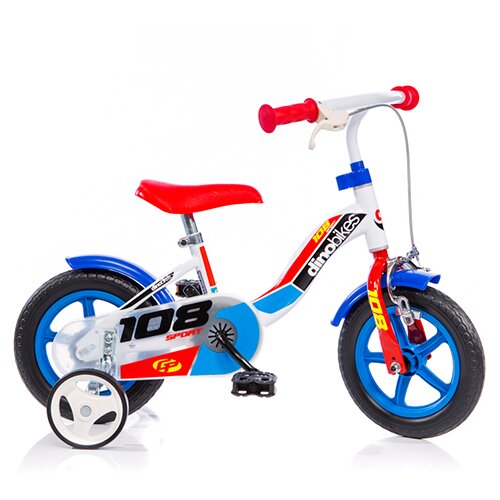 Dino Bikes Dino Sport plavo-bijelo-crveni dječji bicikl veličine 10 - bicikl Cijene