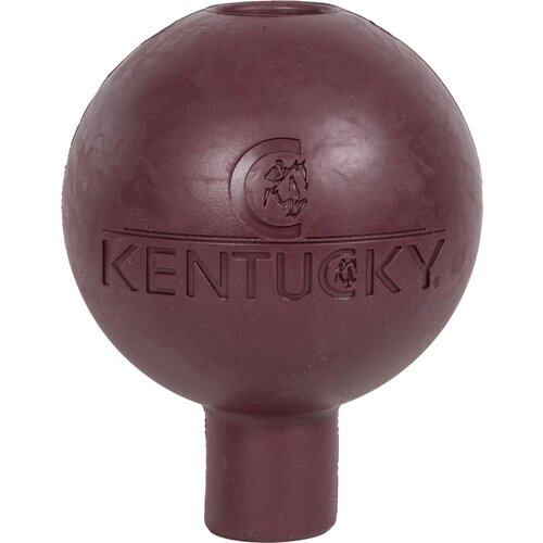 Kentucky Horsewear Gumijasta žoga - Rubber Ball Protection Wall &amp;amp; Lead, S, 11.5 cm - bordeaux Slike