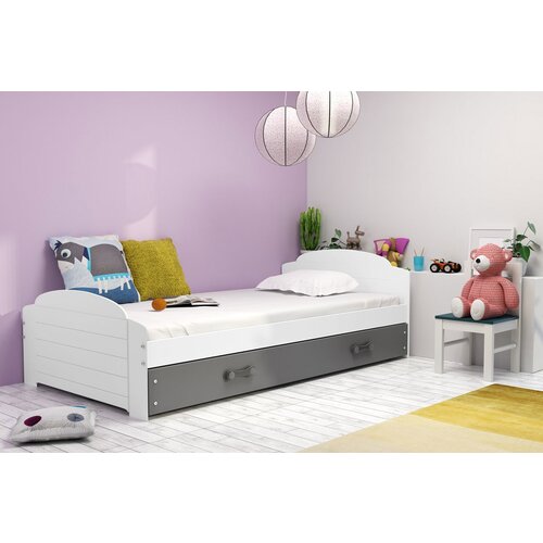 BestBed DJEJI KREVET LILI 200X90 - BIJELA-grafit Slike