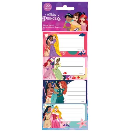 Luna Disney Princeze 20 kom samoljepljive naljepnice za bilježnice Cene