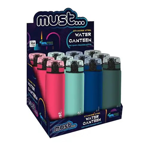 Luna Kovinski bidon 650 ml Must Pagouri v več različicah Cene