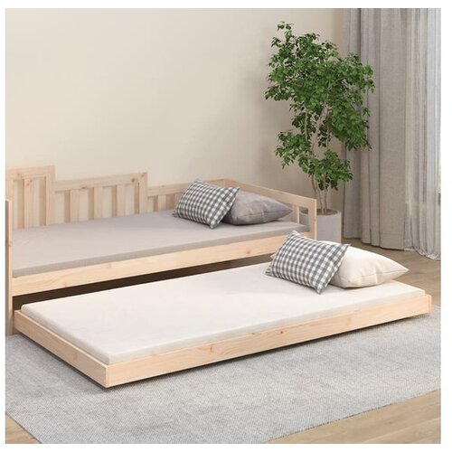  Posteljni okvir 100x200 cm trdna borovina Cene