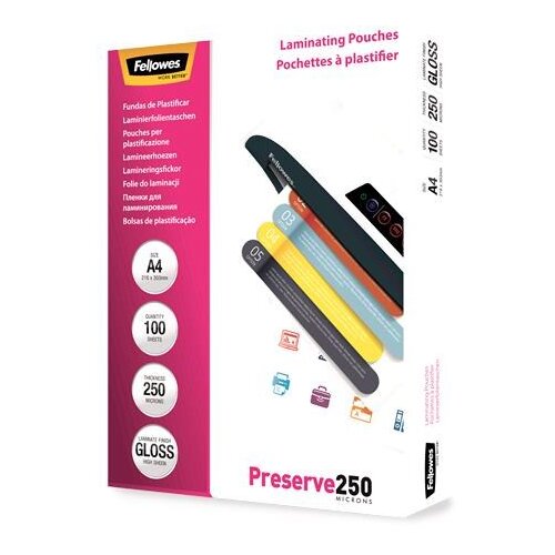 Folija A4 Glossy 250 Micron Laminating Pouch - 100 pack Slike