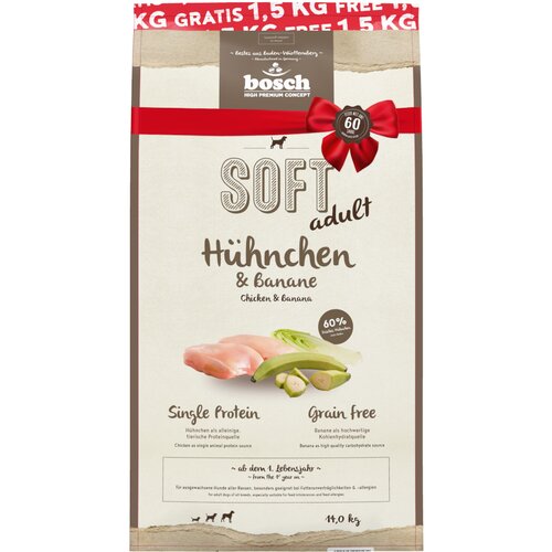 Bosch Soft piletina i banana - 12,5 kg + 1,5 kg gratis! Cijene
