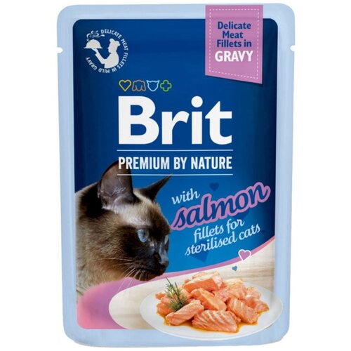 Brit sterilised losos u sosu 85g &amp;ndash; hrana za mačke Slike