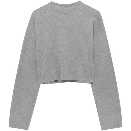 Pull&amp;amp;Bear Pulover siva Slike