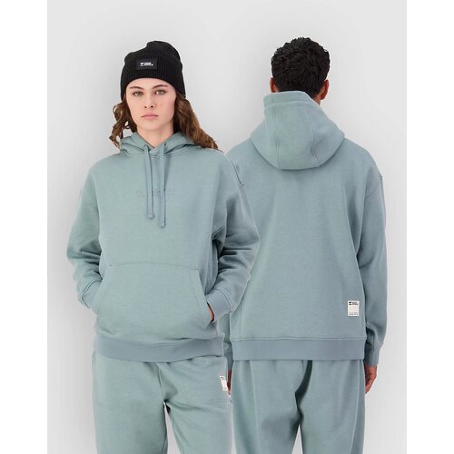 Mons Royale Verdant Merino Organic Cotton Pulover s kapuco storm blue Slike