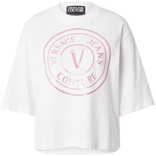Versace Jeans Couture Majica roza / bela