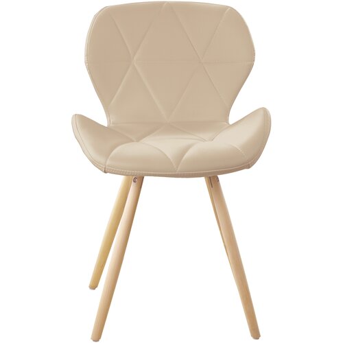 ITALIAN DESIGN BEŽ PREŠIT STOL EIFFEL (54,5X53X71 - SEDEŽ 45,5CM), (21300025) Cene