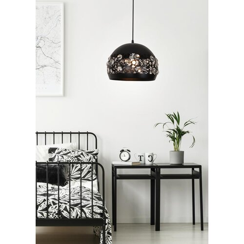 Candellux luster/visilica-jolina viseća lampa 30 1X40W E27 crna Slike