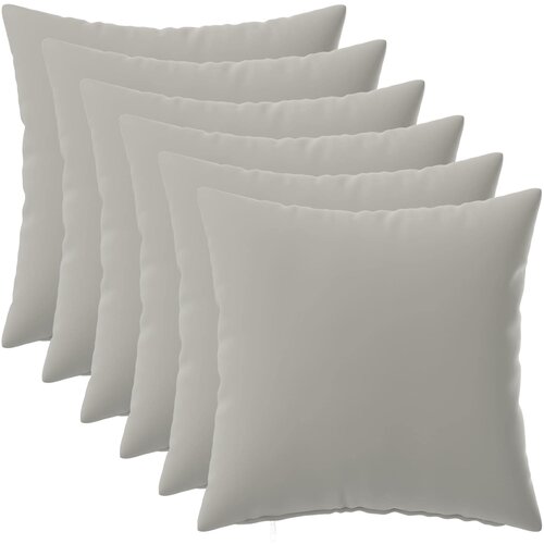  Presvlaka za jastuk 6 pcs HEERLEN Siva 35 x 35 cm Poliester Cene