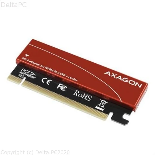 CON AXA PCIe ADAPTER za 3.0 x4 NVME M.2 SSD sa coolerom