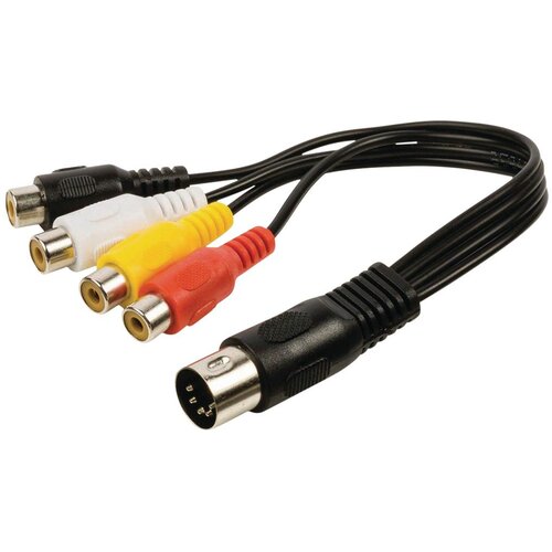 Nedis RCA kabal DIN 5pin na 4xRCA 0.2m Cene