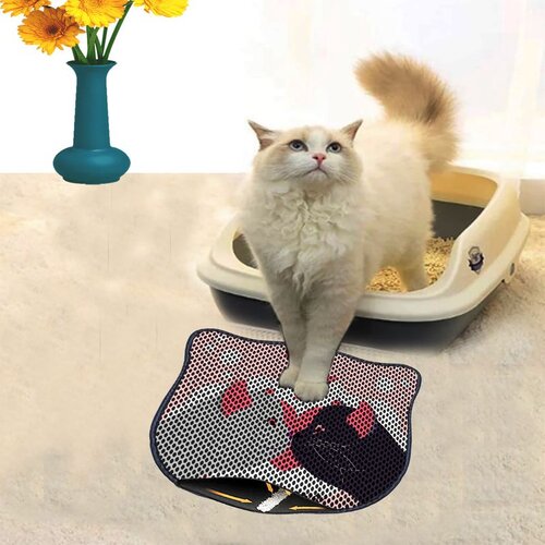 WALLXPERT Kdkafa0218 multicolor cat litter mat Cene