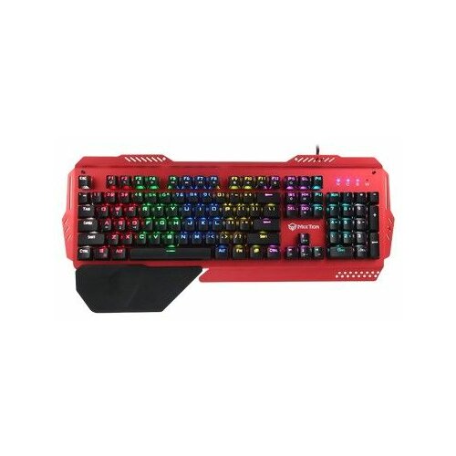 MeeTion MK20 mehanička metalna rgb tastatura, crvena Slike