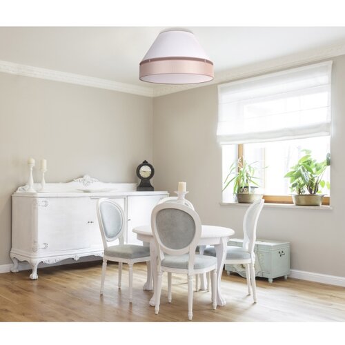  duolla - plafonsko svetlo avignon 3xE27/15W/230V, prečnik 60 cm, belo/bež Slike