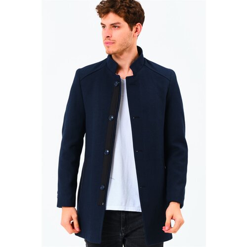 Dewberry PLT8327 MEN'S COAT-DARK NAVY BLUE Cene
