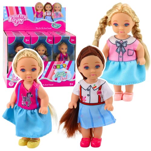  Kaibibi mini lutka duga kosa &amp;scaron;arena haljina 12 cm mix Slike