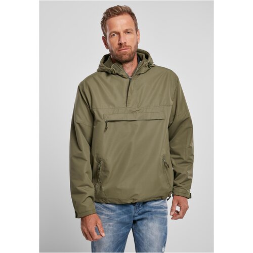 Brandit Fleece Pull Over Windbreaker Olive Slike