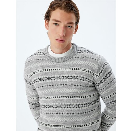 Koton Knitted Sweater Boxy Fit Crew Neck Slike