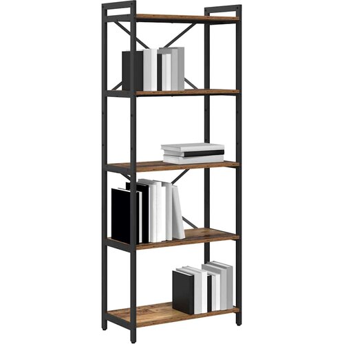  Polica Staro drvo 60 x 30 x 155 cm Konstruirano drvo Slike