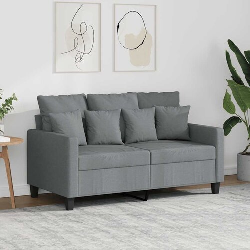  Dvosjed od tkanine smeđesivi 120 cm Cijene