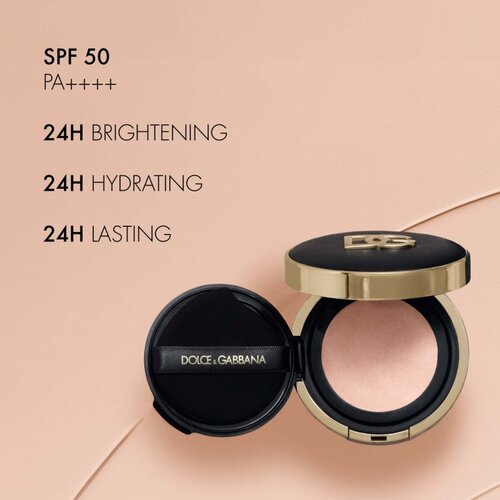Dolce &amp;amp; Gabbana Rose Glow Cushion Refill posvetlitveni in vlažilni tekoči puder nadomestno polnilo odtenek 6C 15 g Slike