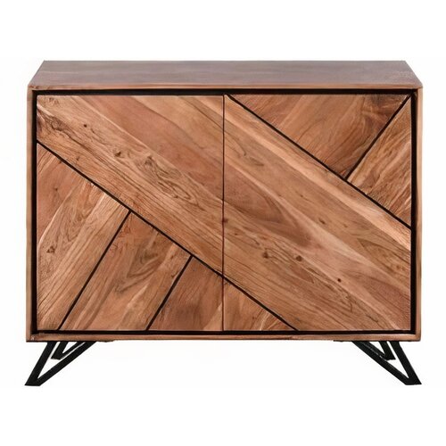 Interia Home & Living Omarica iz masivne akacije v naravni barvi 120x78x40 cm Ambala &ndash; Cene