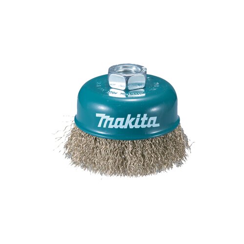Makita žičana lončasta četka 100 mm M14, valovita mjedirana žica 0,3 mm D-39805 Slike