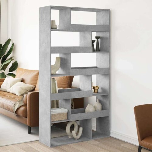 vidaXL Sobna pregrada boja betona 100x33x187,5 cm konstruirano drvo Cijene