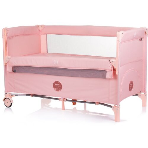Chipolino putni krevetić s pomičnom stranicom Relax Flamingo Linen Cene