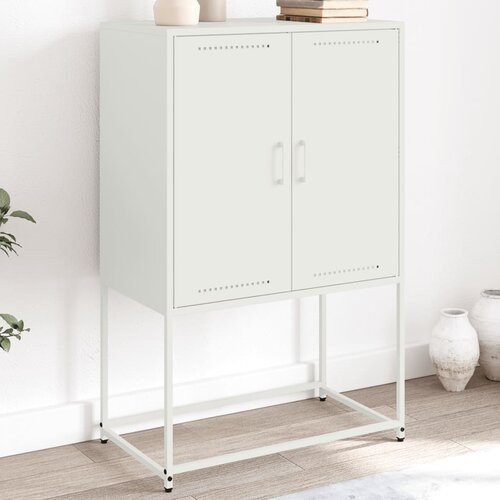 vidaXL TV omarica bela 68x39x60,5 cm jeklo Cene