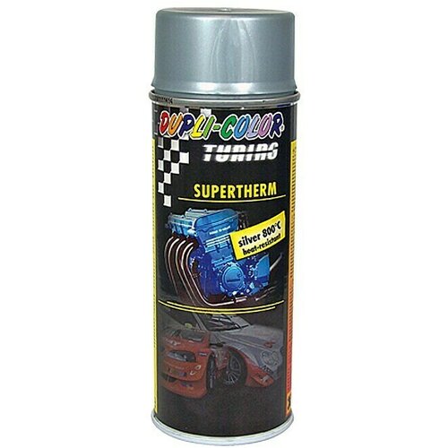 Dupli color Tuning Poseban sprej za lakiranje Supertherm (Otpornost na vrućinu: 800 &amp;deg;C, Srebrne boje, 400 ml) Slike