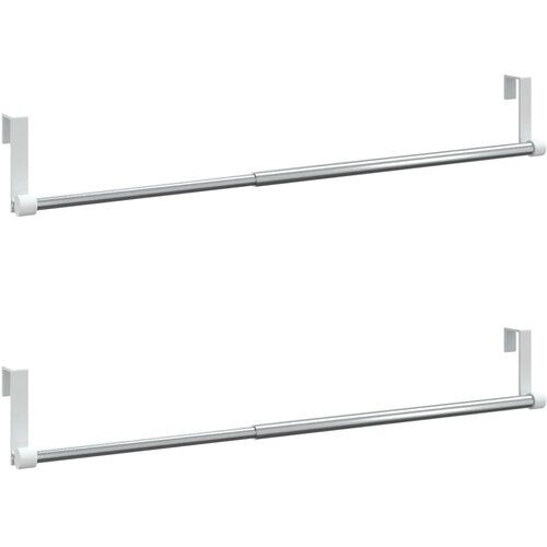  Karni&amp;scaron;e 2 kom bijelo-srebrne aluminijske Slike