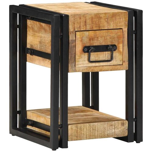  Noćni ormar 2 pcs Smeđa 30 x 30 x 40 cm Čvrsto drvo manga Cene