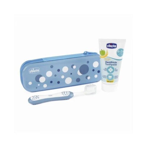 Chicco SET ZA PRANJE ZUBA 6M+,PLAVI Cene