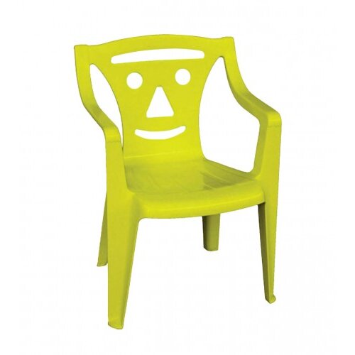 ARETA Stolica dječija BIMBO 39x54x37cm PVC žuta Slike